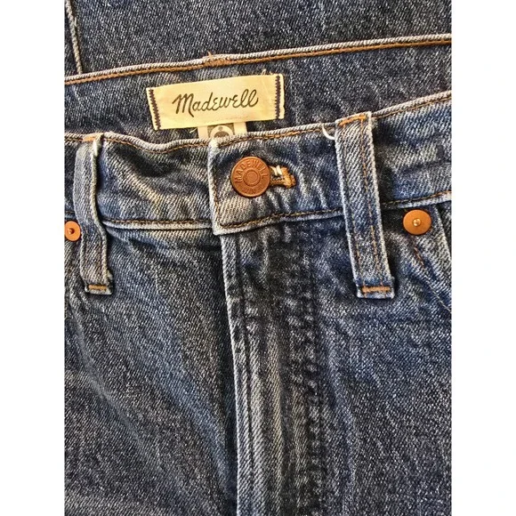 Madewell The Perfect Vintage Jean High Rise Tapered Medium Wash Denim Size 28 - Picture 4 of 4